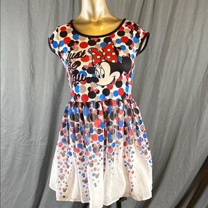 Minnie Mouse Red Polka Dot Kids Dress Size 10-12